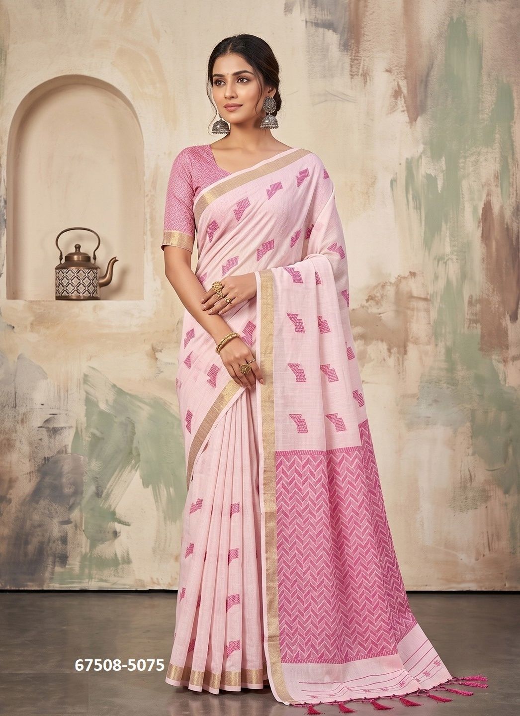 ELENA - Catalog # 67508 (Set of 8 Sarees) ELENA - Catalog # 67508 (Set of 8 Sarees)