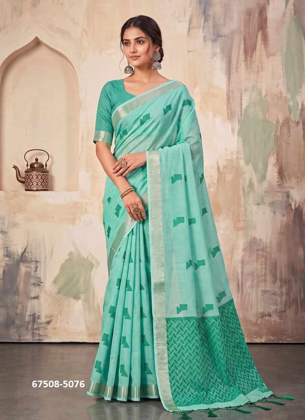 ELENA - Catalog # 67508 (Set of 8 Sarees) ELENA - Catalog # 67508 (Set of 8 Sarees)
