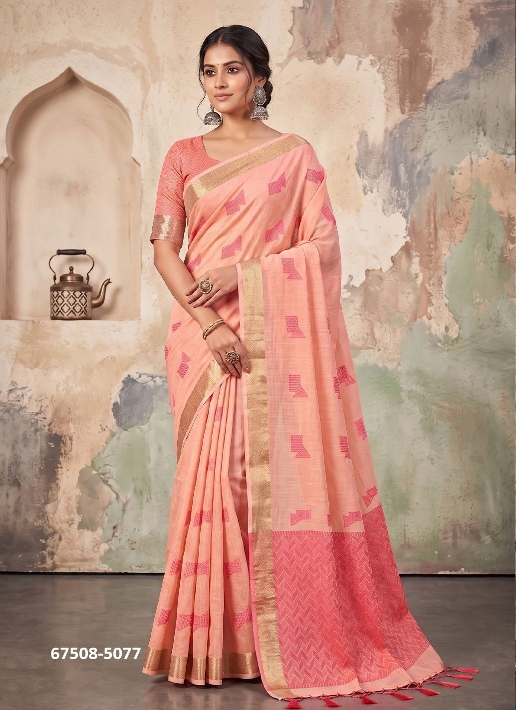 ELENA - Catalog # 67508 (Set of 8 Sarees) ELENA - Catalog # 67508 (Set of 8 Sarees)