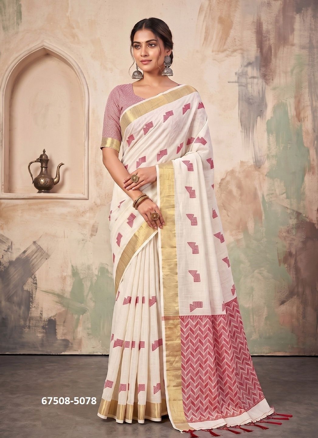 ELENA - Catalog # 67508 (Set of 8 Sarees) ELENA - Catalog # 67508 (Set of 8 Sarees)