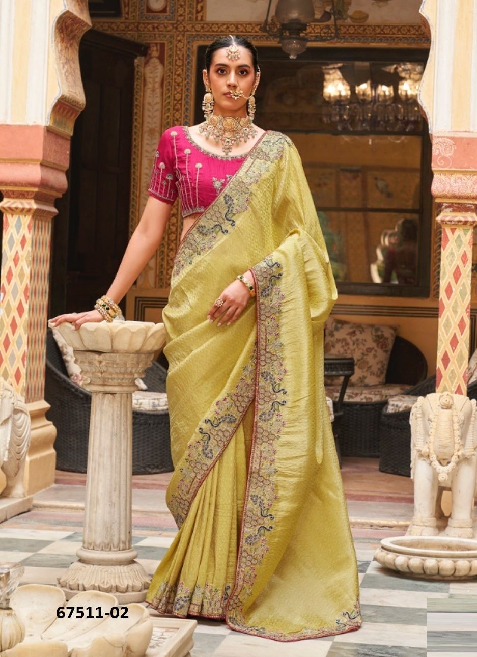 KALEEN - Catalog # 67511 (Set of 6 Sarees)