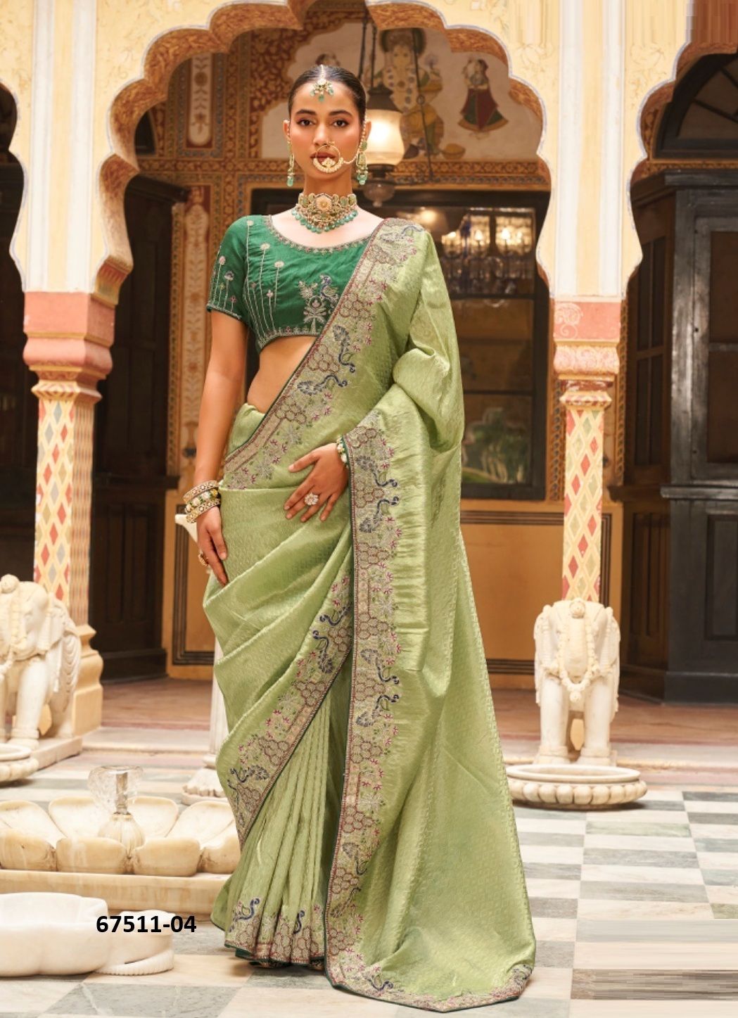 KALEEN - Catalog # 67511 (Set of 6 Sarees)
