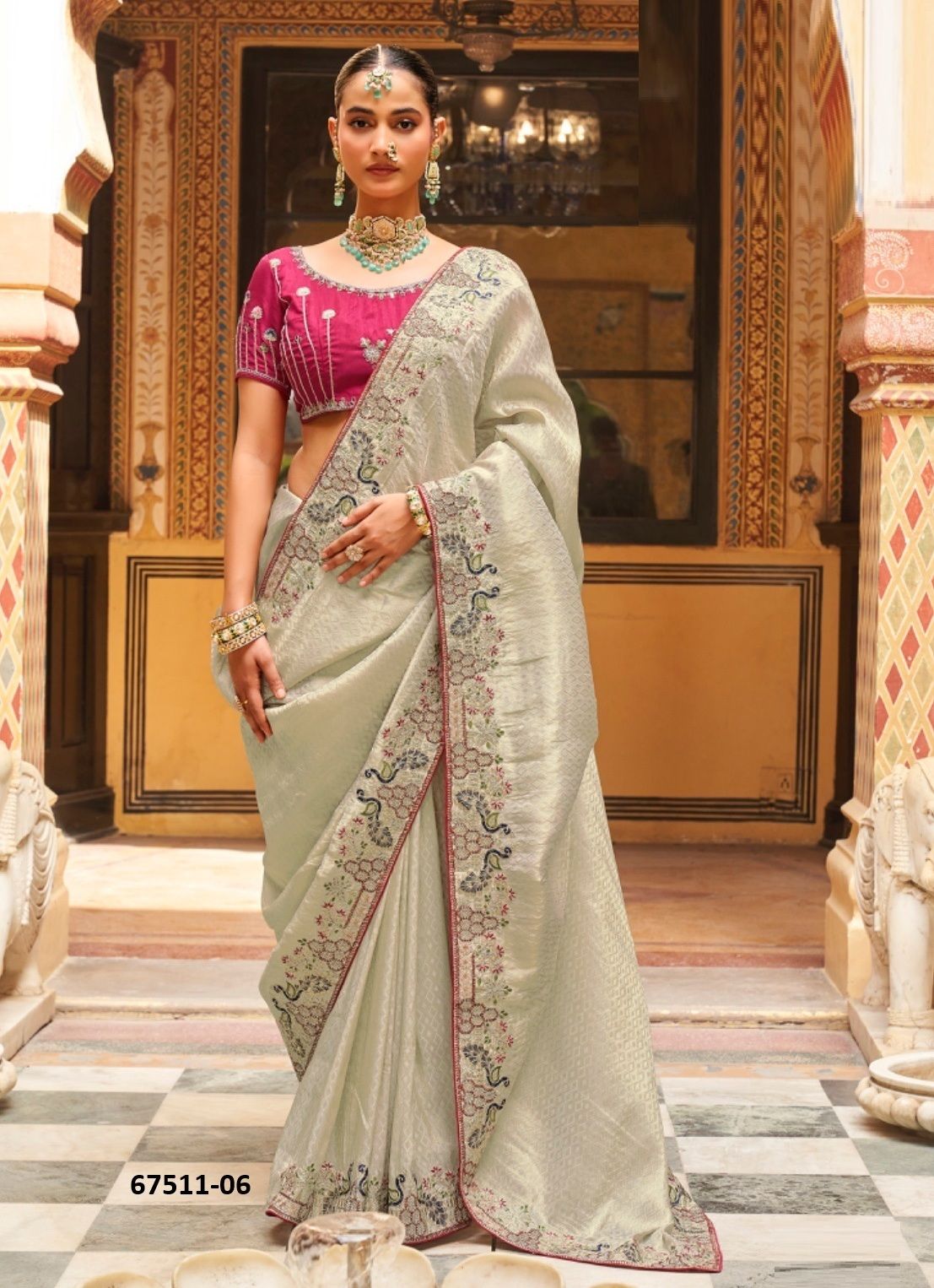 KALEEN - Catalog # 67511 (Set of 6 Sarees)
