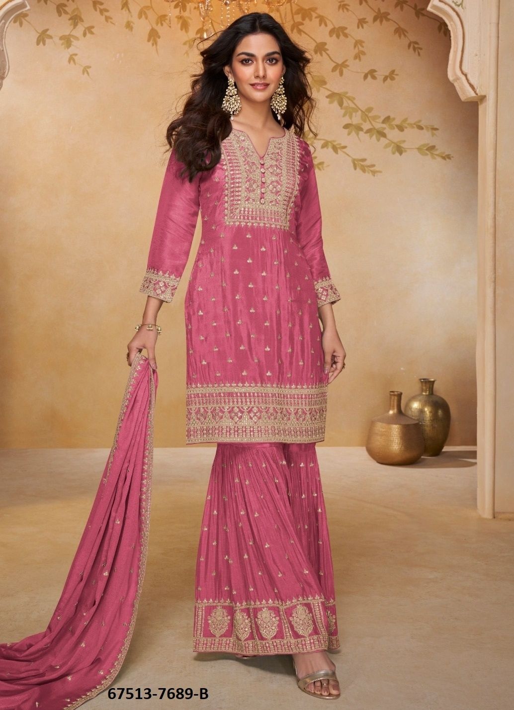ZEEYA - Catalog # 67513 (Set of 3 Readymade Salwar Suits)