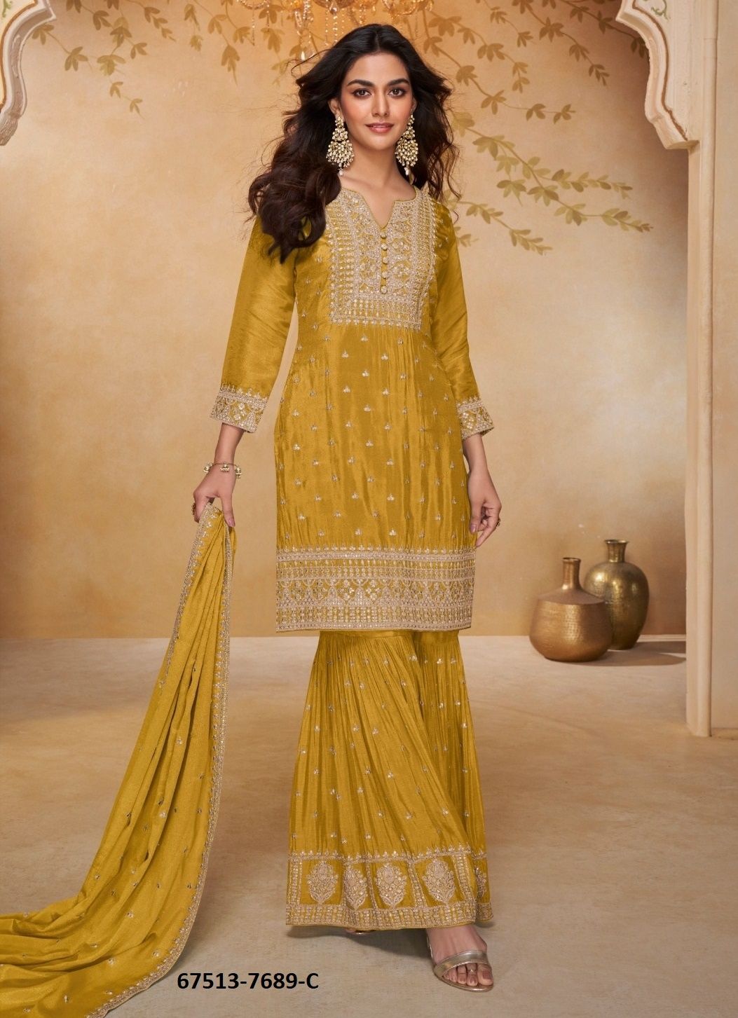 ZEEYA - Catalog # 67513 (Set of 3 Readymade Salwar Suits)