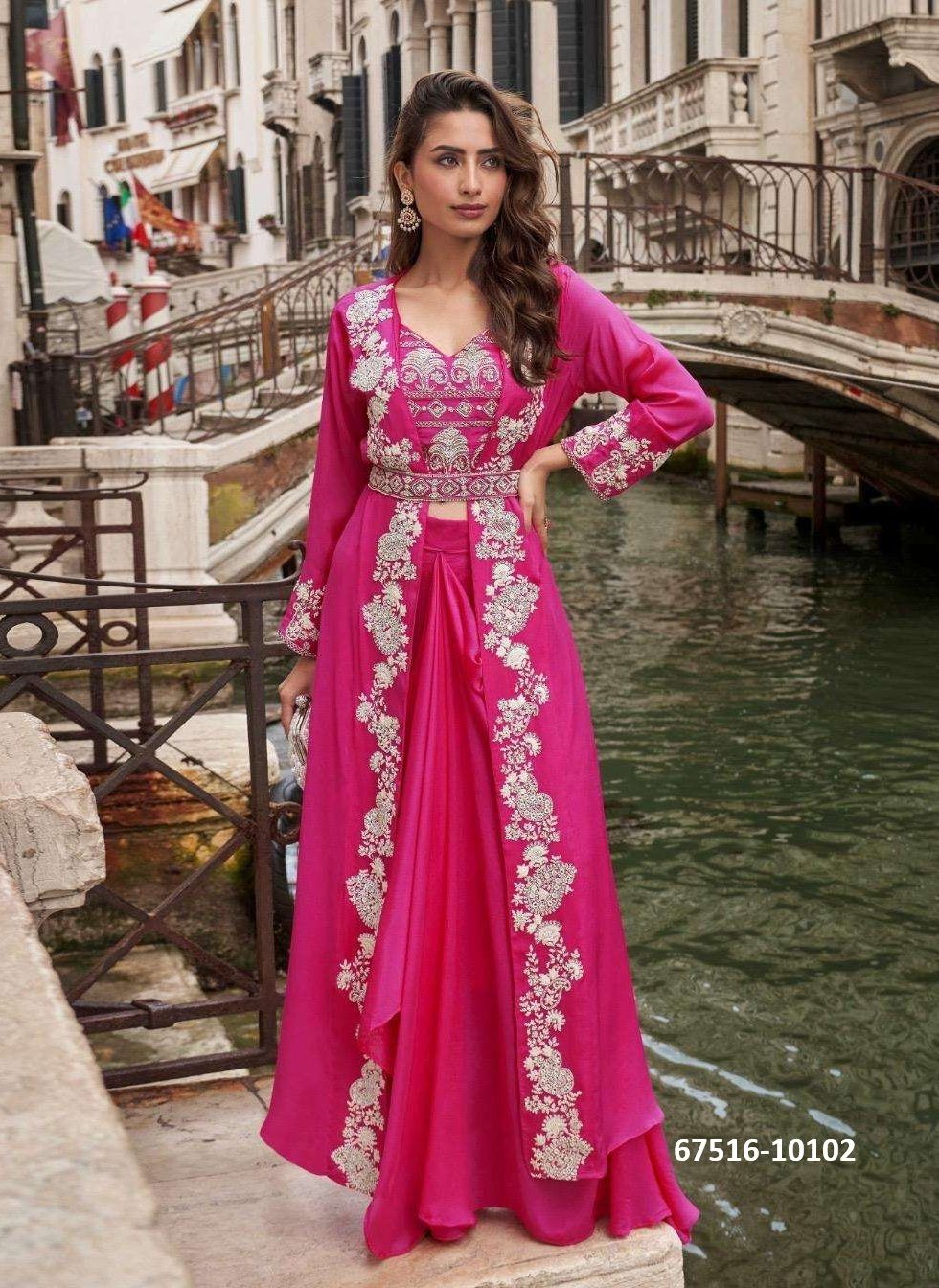 MELODY - Catalog # 67516 (Set of 5 Indo-Western Outfits)