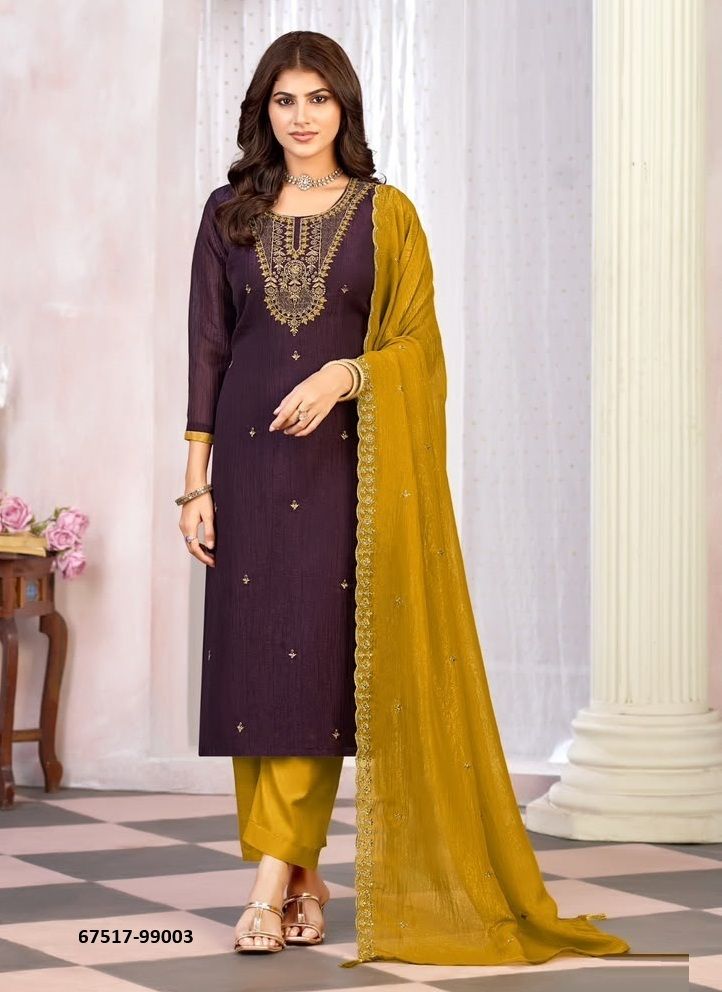 KAASHVI - Catalog # 67517 (Set of 10 Readymade Salwar Suits) KAASHVI - Catalog # 67517 (Set of 10 Readymade Salwar Suits)