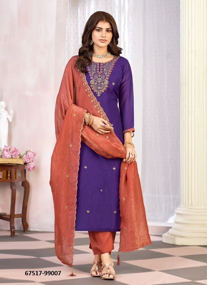 KAASHVI - Catalog # 67517 (Set of 10 Readymade Salwar Suits) KAASHVI - Catalog # 67517 (Set of 10 Readymade Salwar Suits)