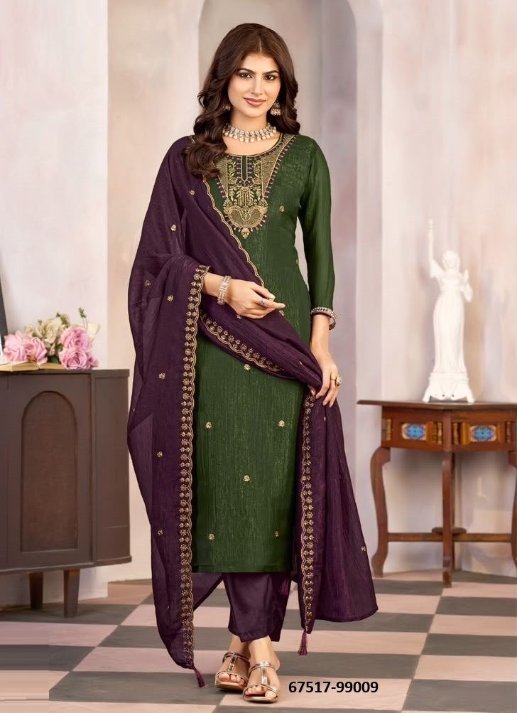 KAASHVI - Catalog # 67517 (Set of 10 Readymade Salwar Suits) KAASHVI - Catalog # 67517 (Set of 10 Readymade Salwar Suits)