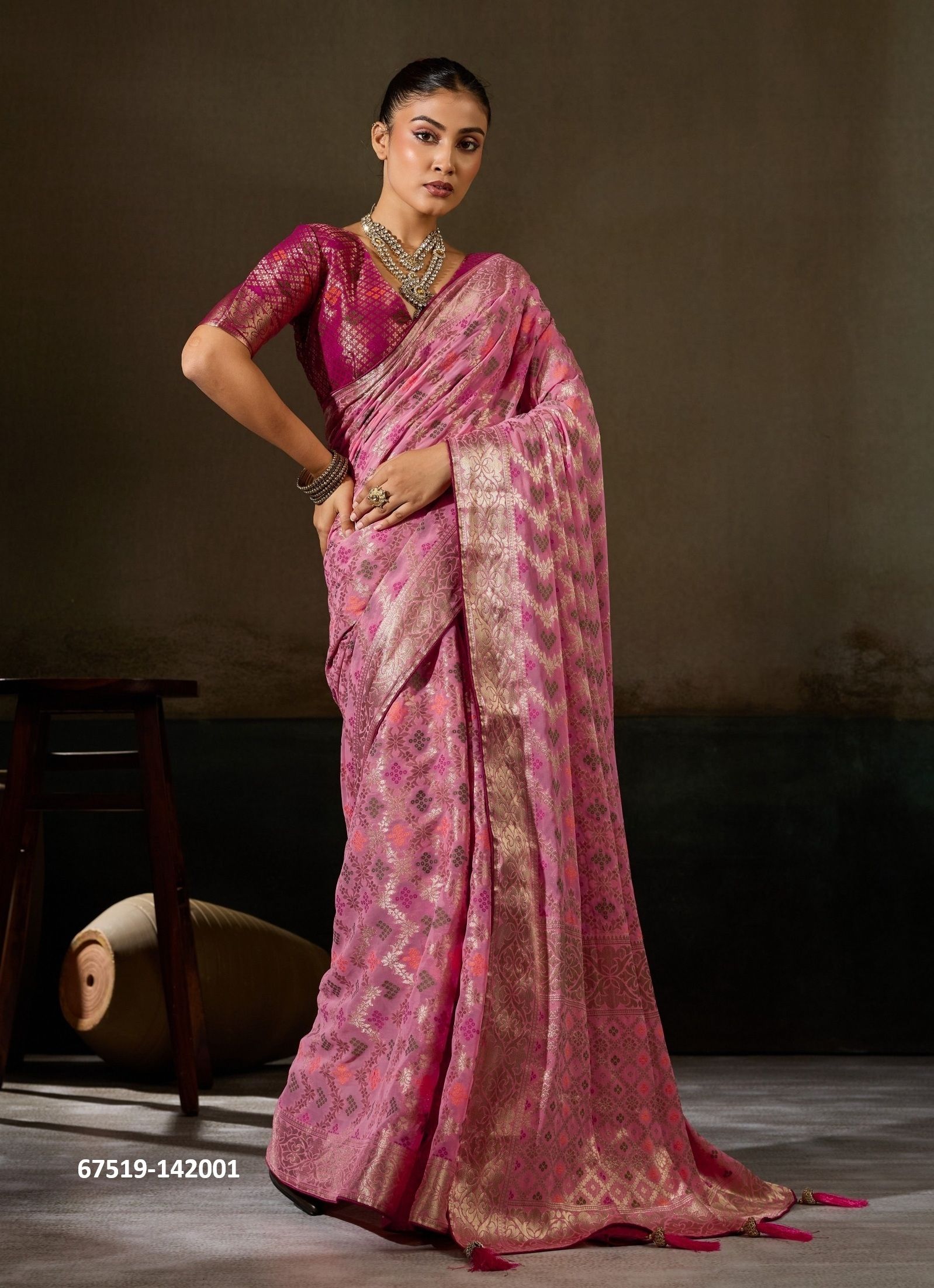 FEAST - Catalog # 67519 (Set of 5 Sarees) FEAST - Catalog # 67519 (Set of 5 Sarees)