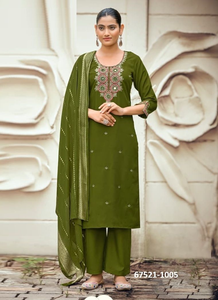 ROMEO - Catalog # 67521 (Set of 6 Readymade Salwar Suits)