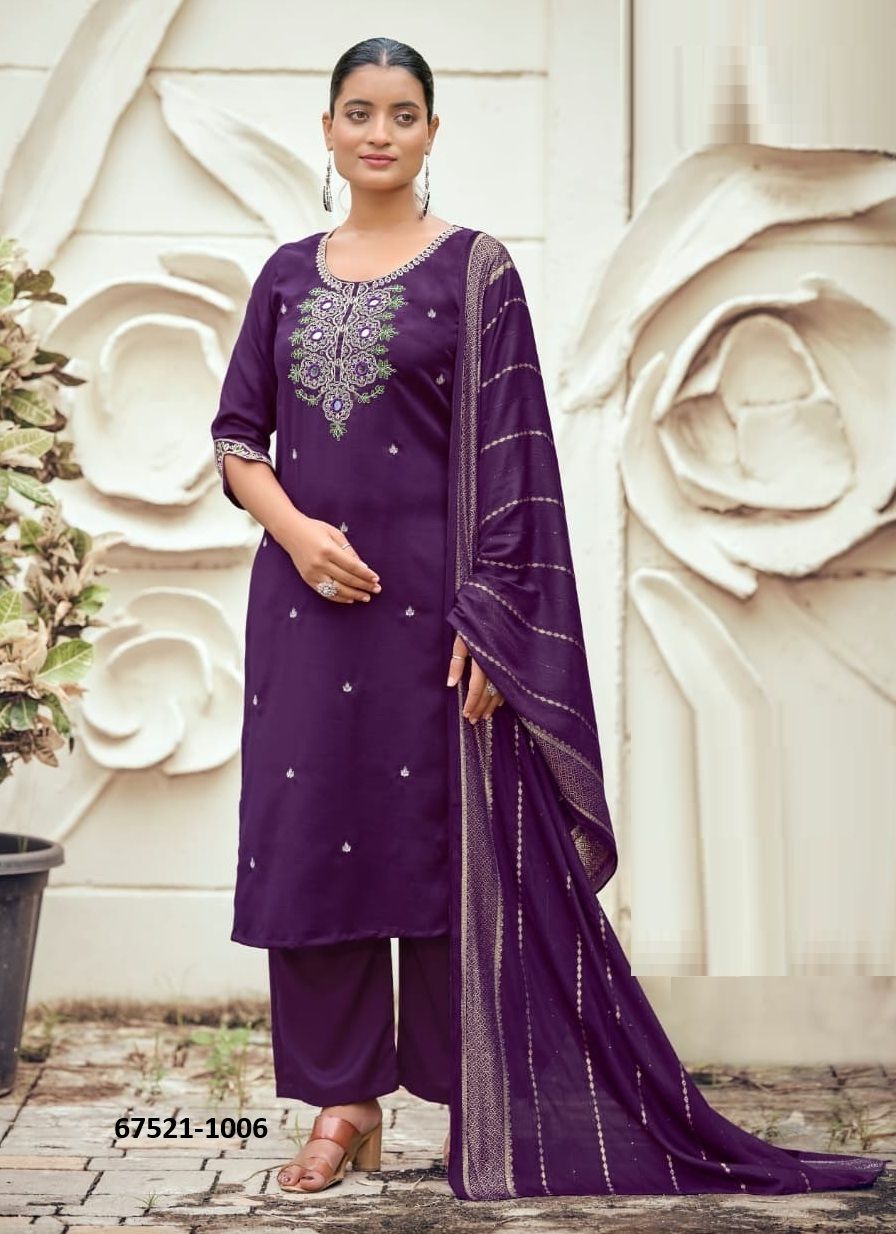 ROMEO - Catalog # 67521 (Set of 6 Readymade Salwar Suits)