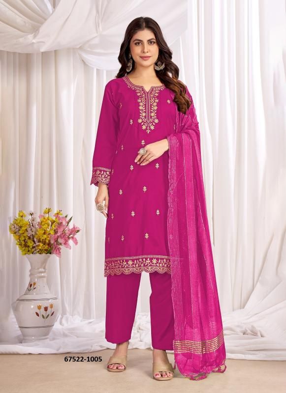 ANAMIIKA - Catalog # 67522 (Set of 10 Readymade Salwar Suits)