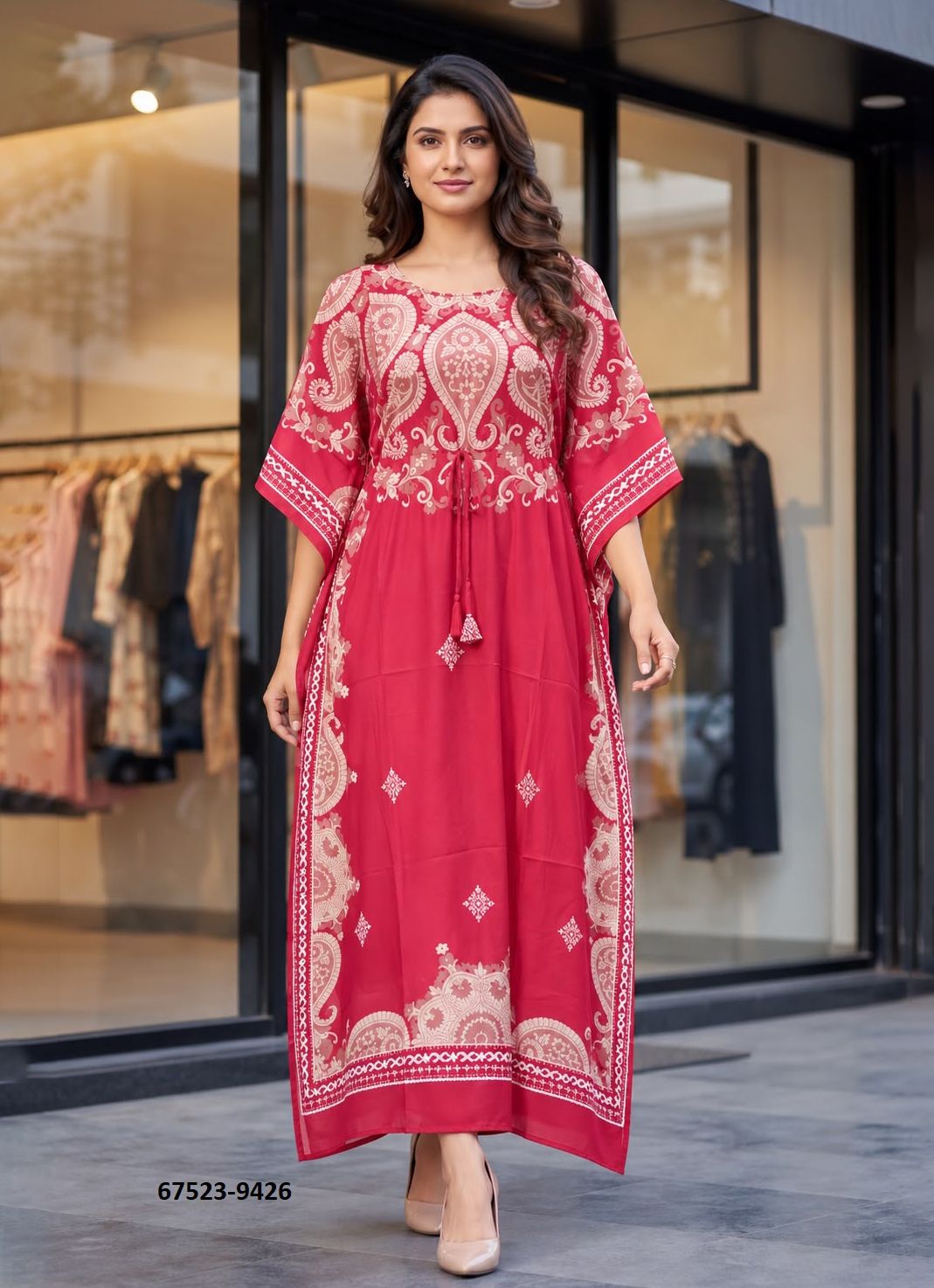 BEACH WEAR KAFTANS - Catalog # 67523 (Set of 6 Kaftans / Ponchos) BEACH WEAR KAFTANS - Catalog # 67523 (Set of 6 Kaftans / Ponchos)