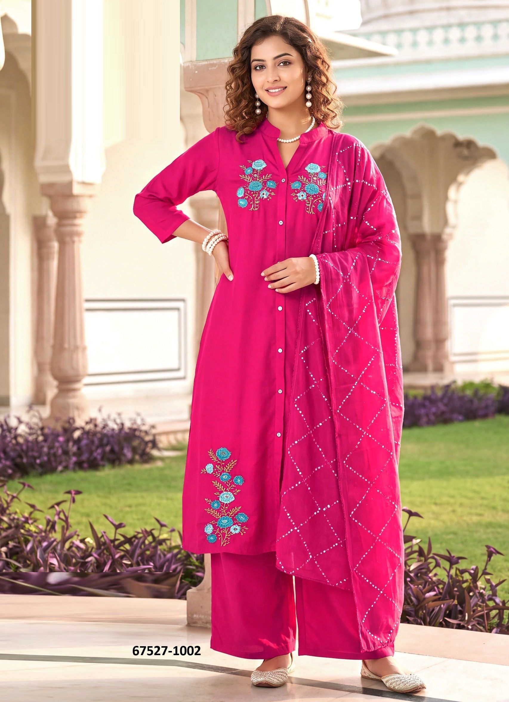 MAHARANI 1 - Catalog # 67527 (Set of 8 Readymade Salwar Suits)