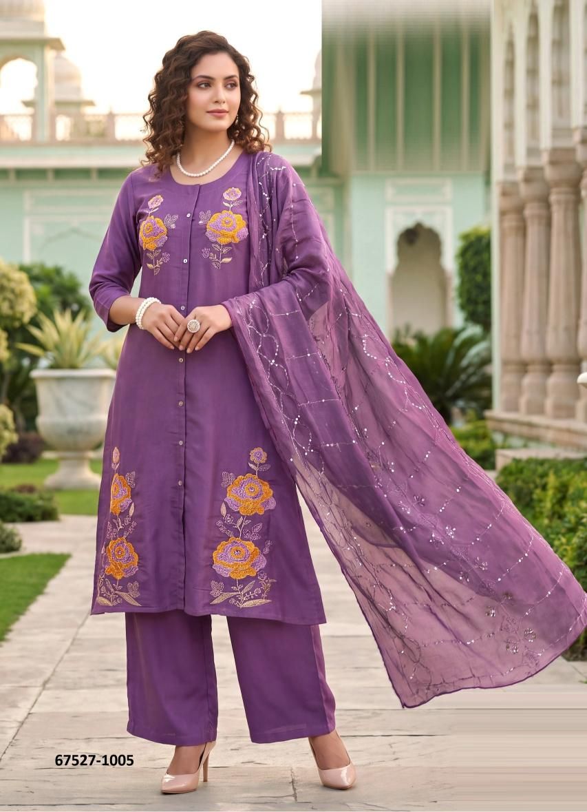 MAHARANI 1 - Catalog # 67527 (Set of 8 Readymade Salwar Suits)