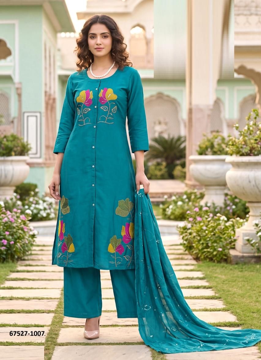 MAHARANI 1 - Catalog # 67527 (Set of 8 Readymade Salwar Suits)