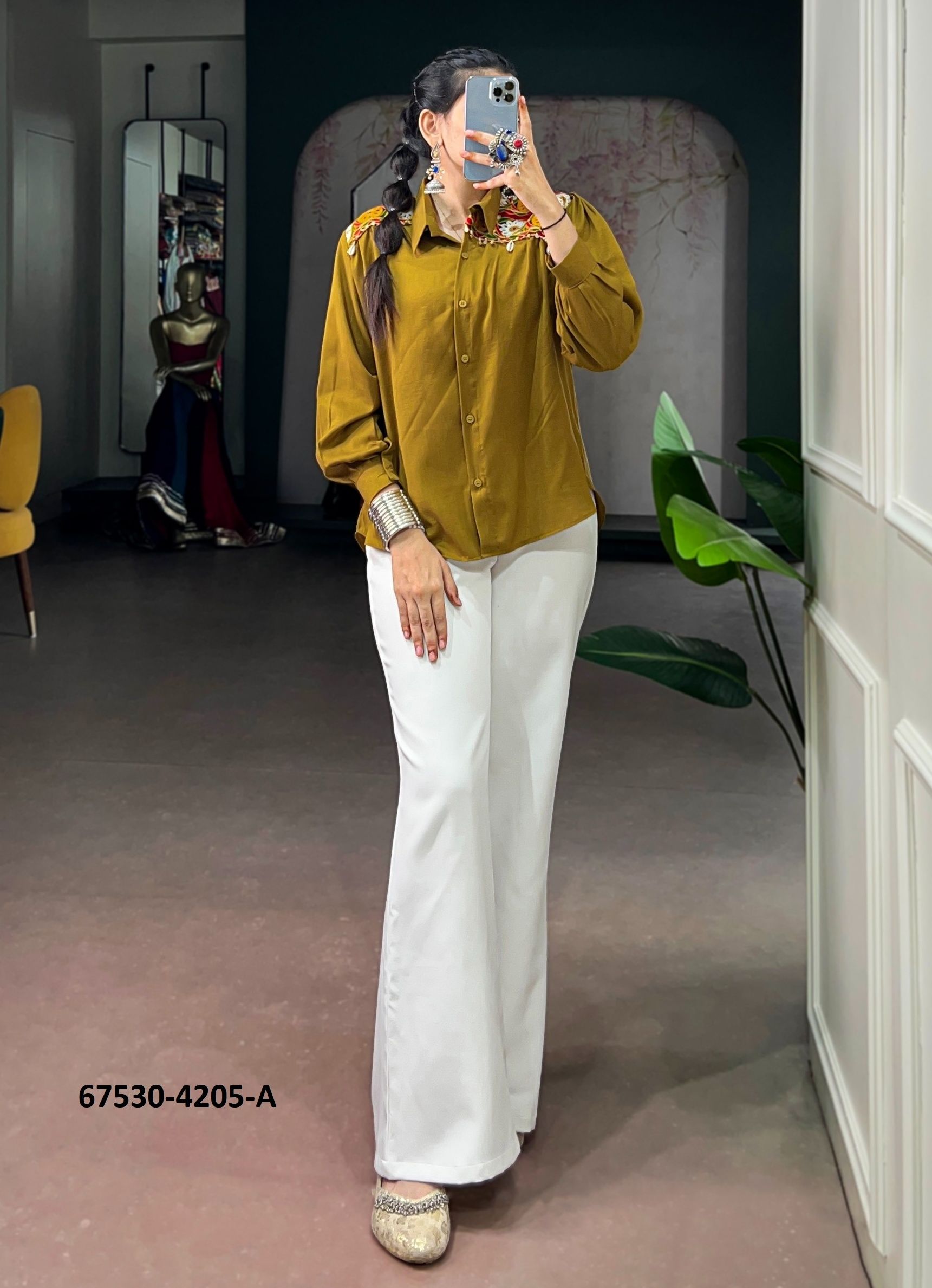 DHOLNA - Catalog # 67530 (Set of 2 Readymade Women's Kurtis / Tops) DHOLNA - Catalog # 67530 (Set of 2 Readymade Women's Kurtis / Tops)