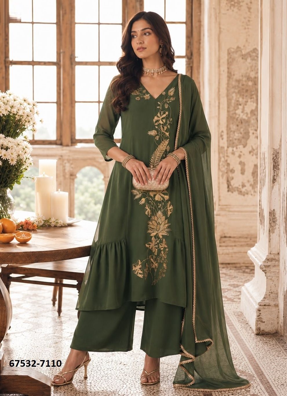 RANGPREET - Catalog # 67532 (Set of 4 Readymade Salwar Suits) RANGPREET - Catalog # 67532 (Set of 4 Readymade Salwar Suits)