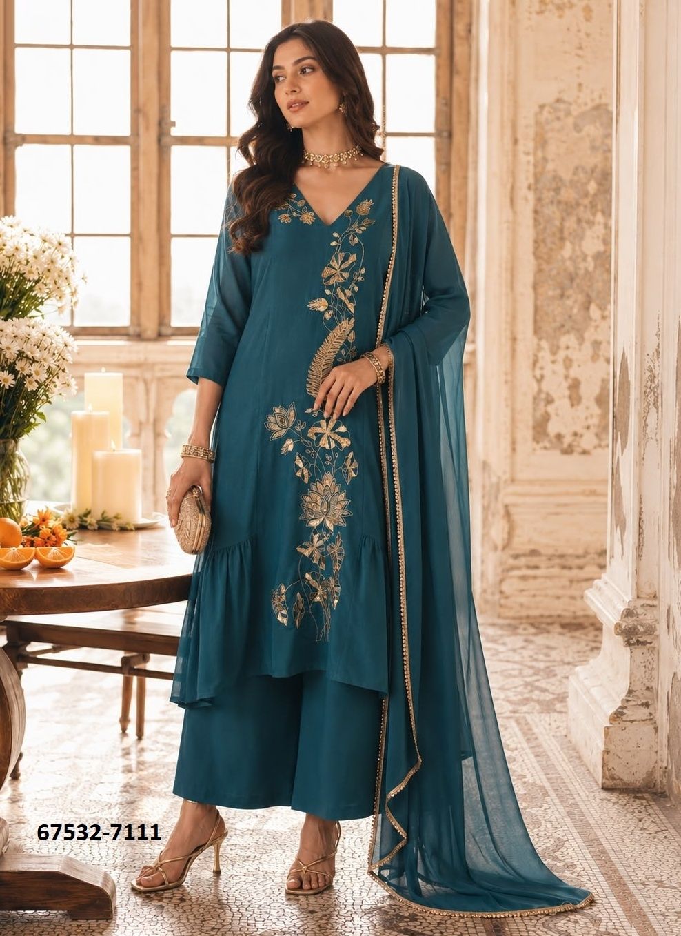 RANGPREET - Catalog # 67532 (Set of 4 Readymade Salwar Suits) RANGPREET - Catalog # 67532 (Set of 4 Readymade Salwar Suits)
