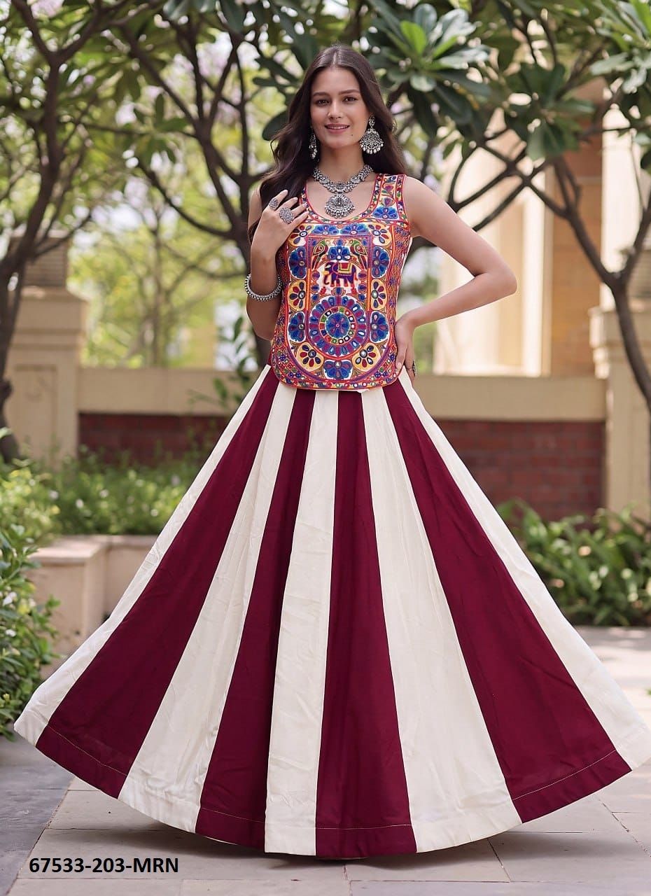 GHOOMER RANG - Catalog # 67533 (Set of 2 Readymade Lehengas) GHOOMER RANG - Catalog # 67533 (Set of 2 Readymade Lehengas)