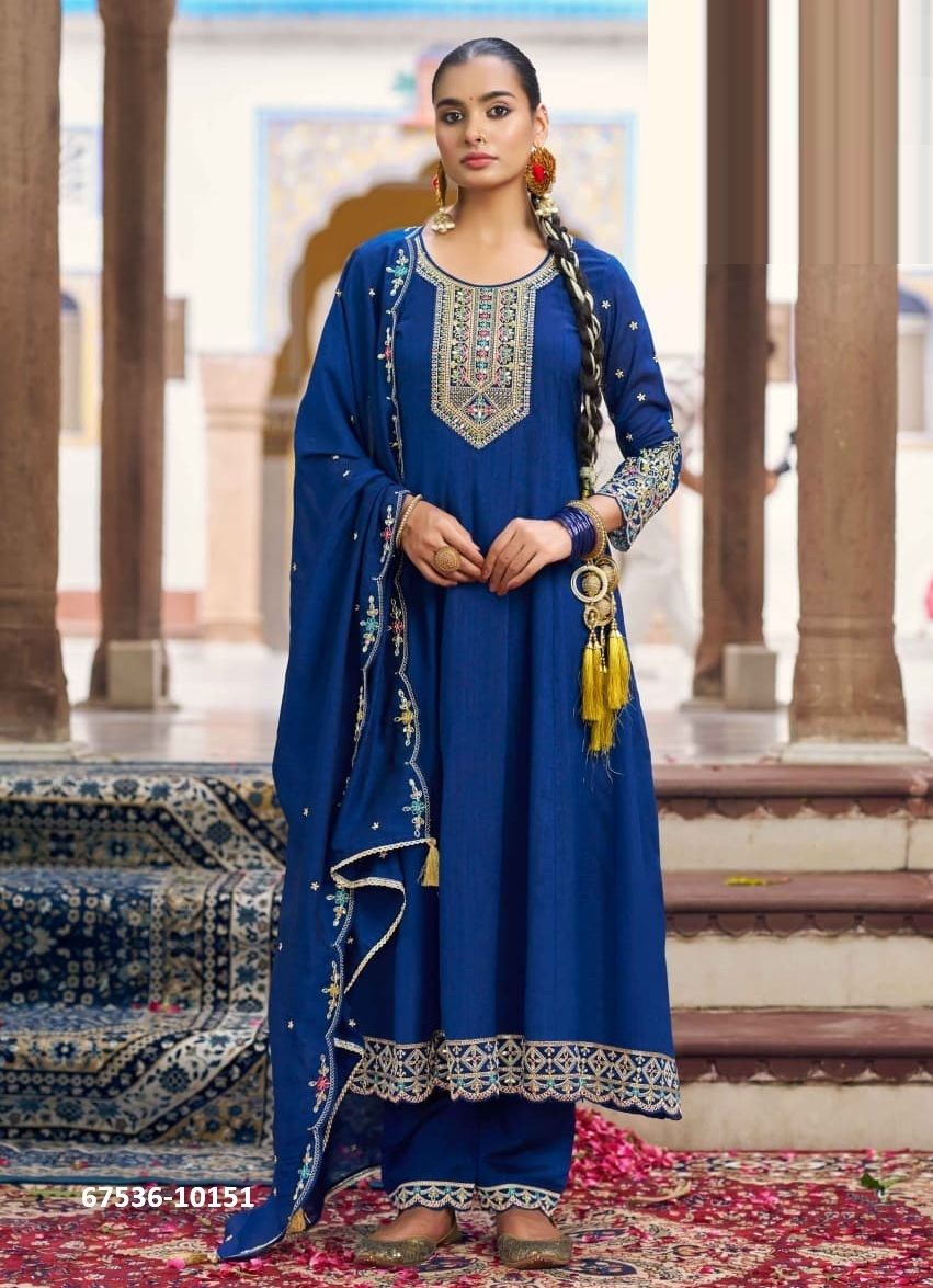 NAVELI - Catalog # 67536 (Set of 6 Readymade Salwar Suits) NAVELI - Catalog # 67536 (Set of 6 Readymade Salwar Suits)