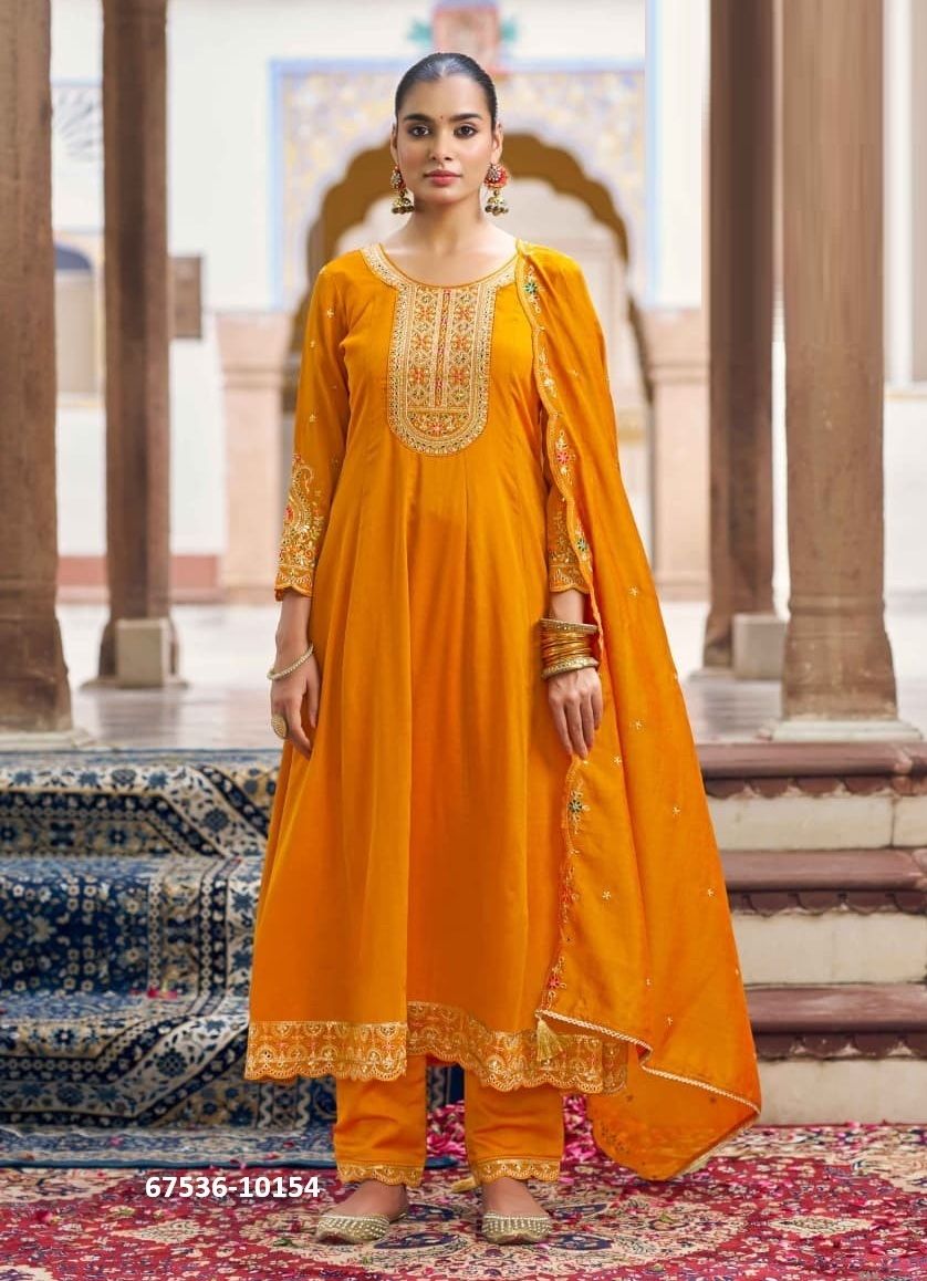 NAVELI - Catalog # 67536 (Set of 6 Readymade Salwar Suits) NAVELI - Catalog # 67536 (Set of 6 Readymade Salwar Suits)