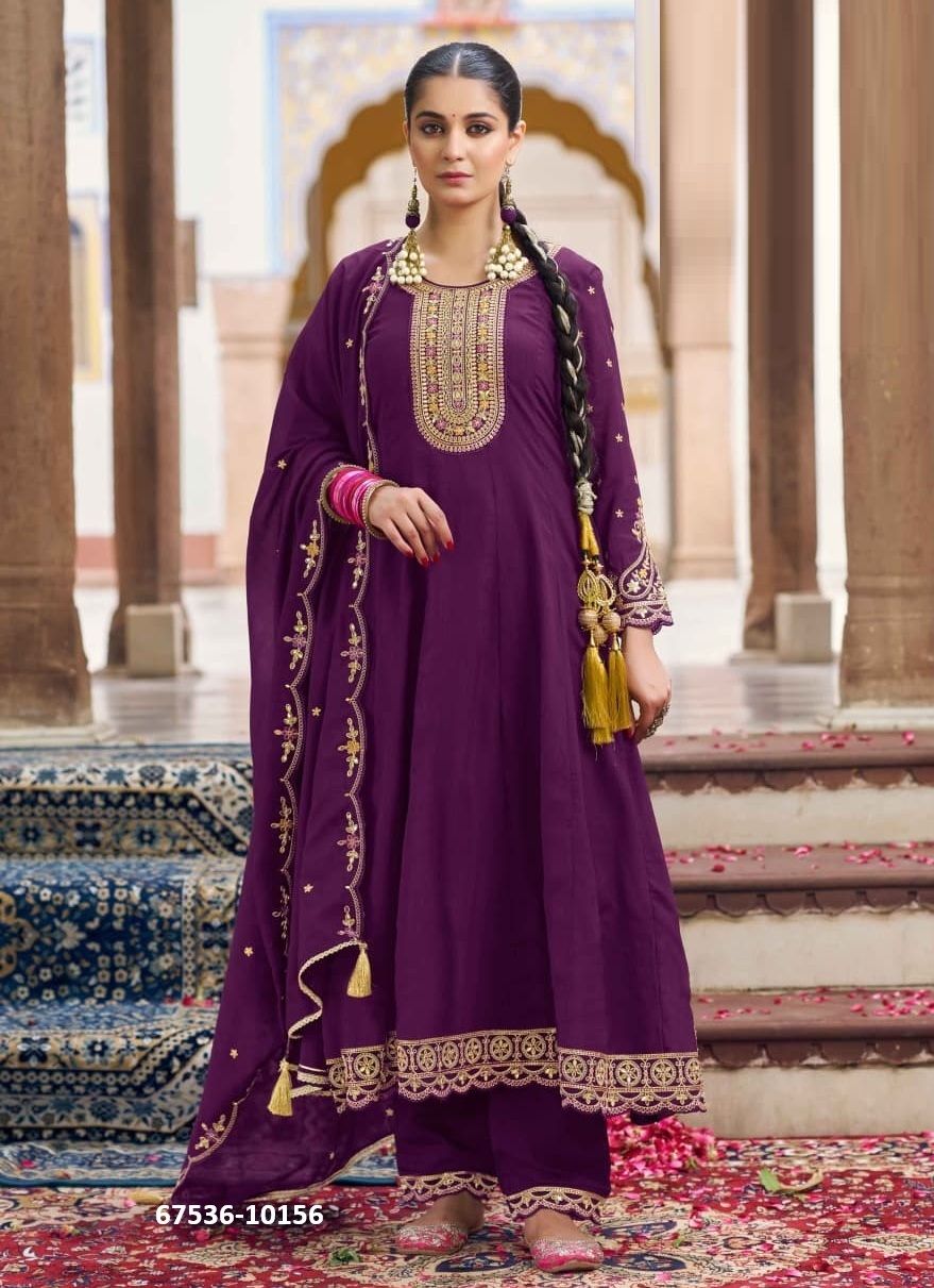 NAVELI - Catalog # 67536 (Set of 6 Readymade Salwar Suits) NAVELI - Catalog # 67536 (Set of 6 Readymade Salwar Suits)