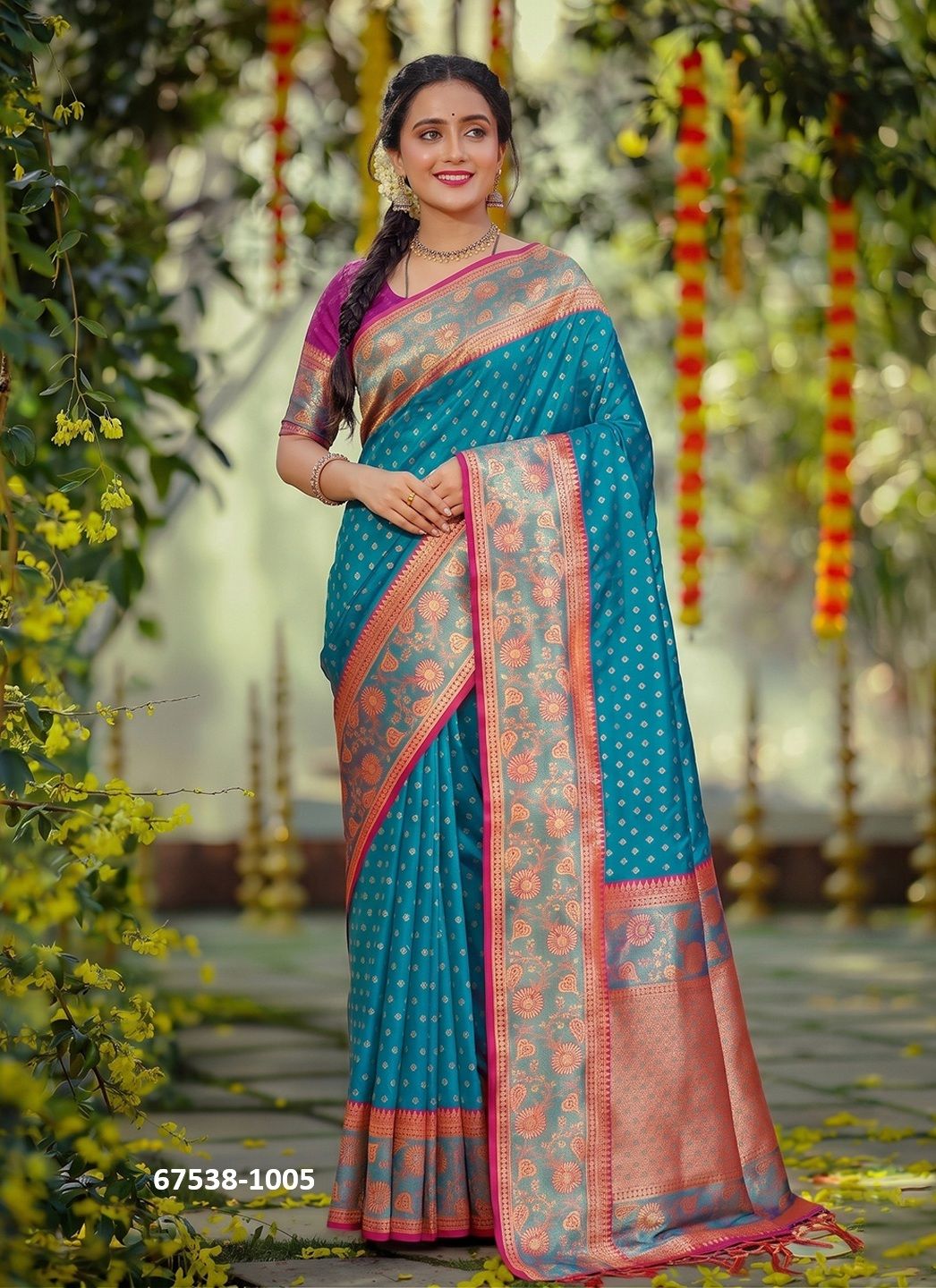 SHAKIRAA - Catalog # 67538 (Set of 6 Sarees) SHAKIRAA - Catalog # 67538 (Set of 6 Sarees)