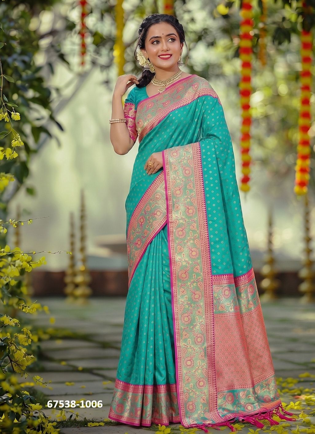 SHAKIRAA - Catalog # 67538 (Set of 6 Sarees) SHAKIRAA - Catalog # 67538 (Set of 6 Sarees)