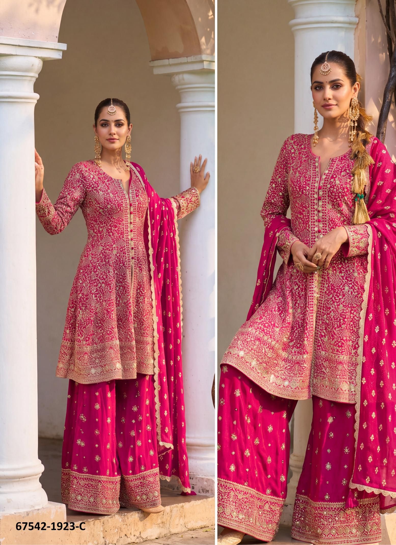 MANALI - Catalog # 67542 (Set of 4 Readymade Salwar Suits) MANALI - Catalog # 67542 (Set of 4 Readymade Salwar Suits)
