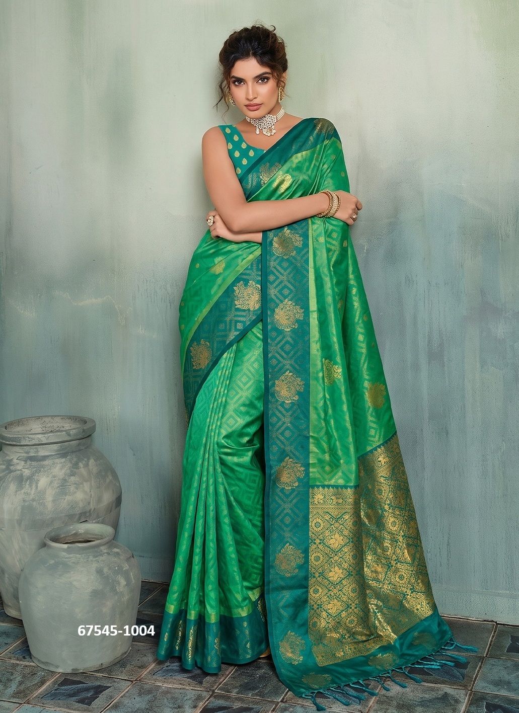 MANNAPURAM - Catalog # 67545 (Set of 8 Sarees)
