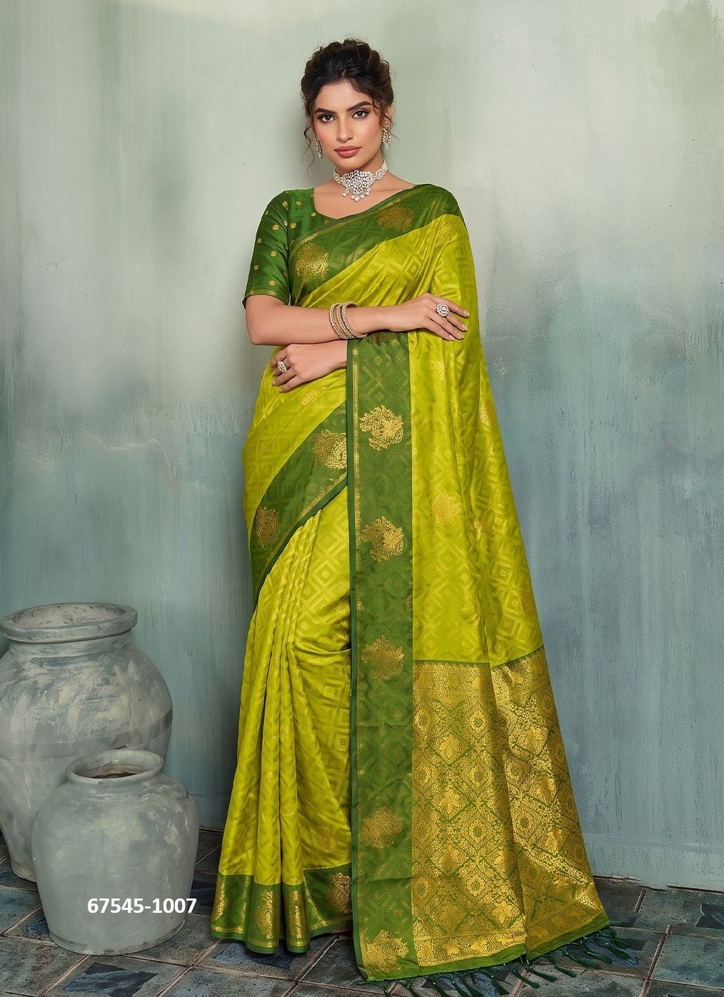 MANNAPURAM - Catalog # 67545 (Set of 8 Sarees)