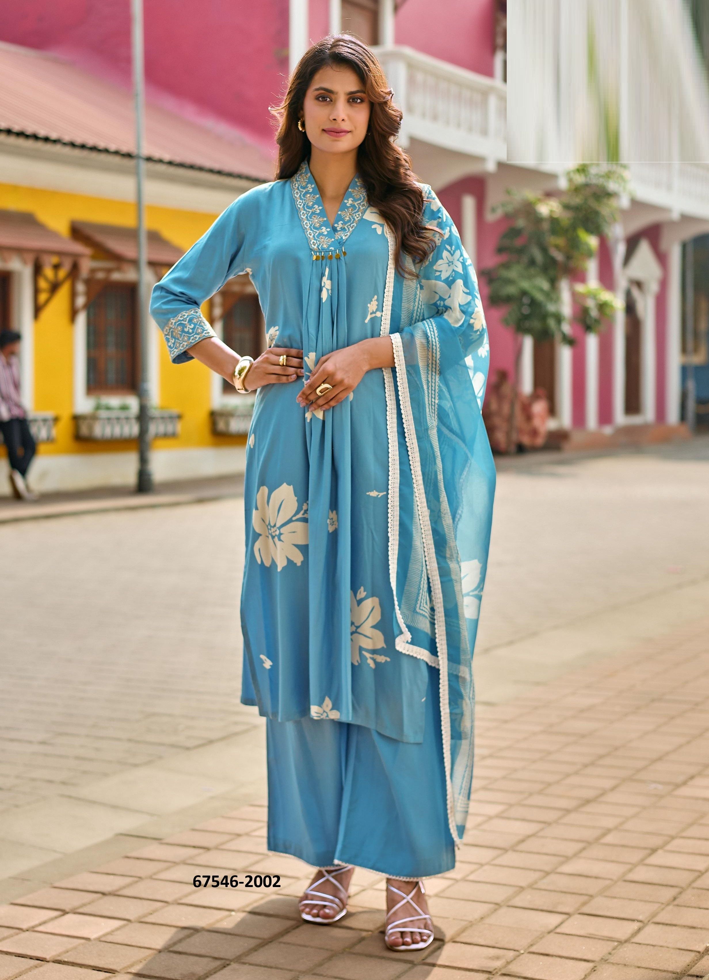 RAMAIYA - Catalog # 67546 (Set of 6 Readymade Salwar Suits) RAMAIYA - Catalog # 67546 (Set of 6 Readymade Salwar Suits)