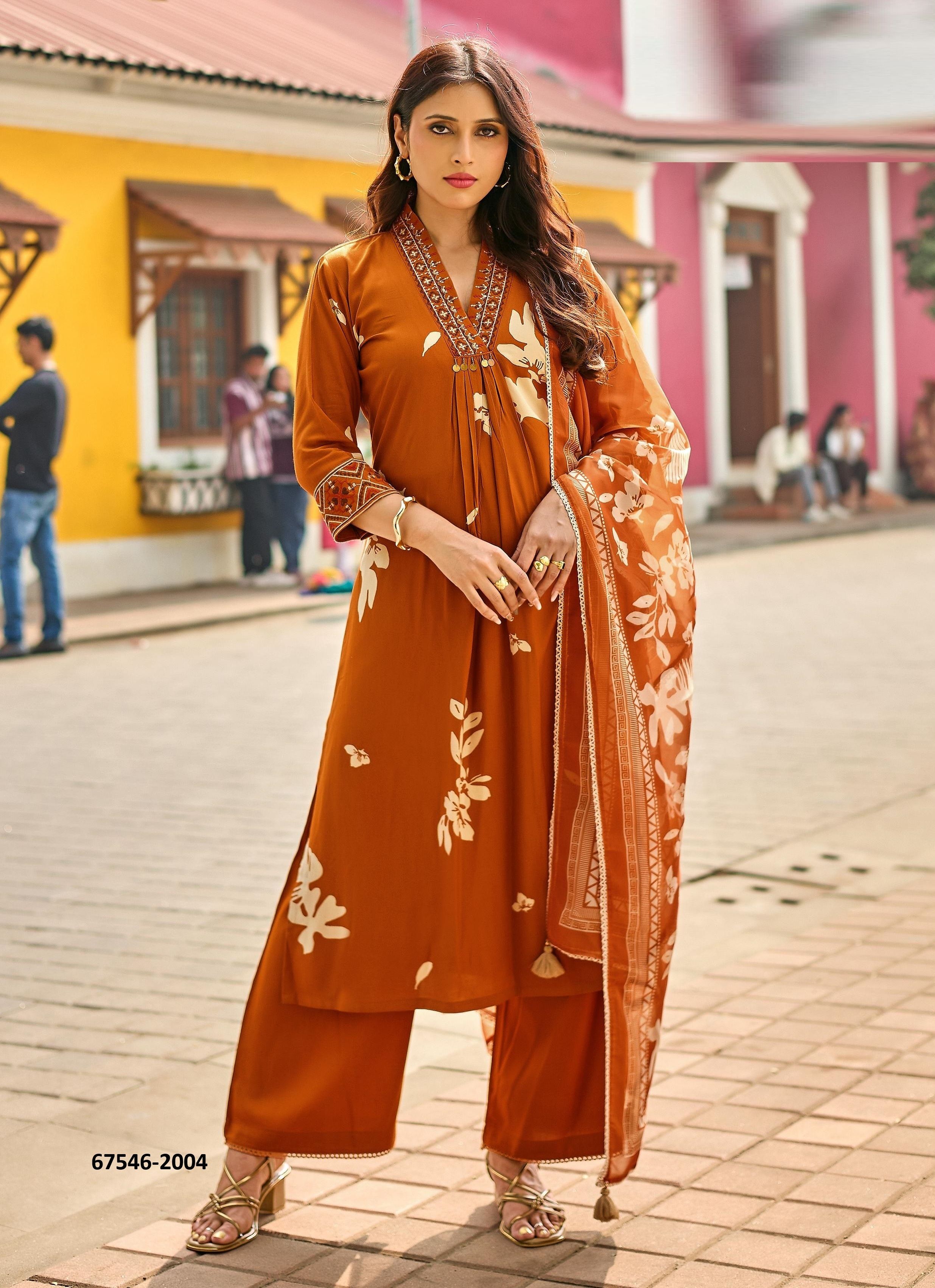RAMAIYA - Catalog # 67546 (Set of 6 Readymade Salwar Suits) RAMAIYA - Catalog # 67546 (Set of 6 Readymade Salwar Suits)
