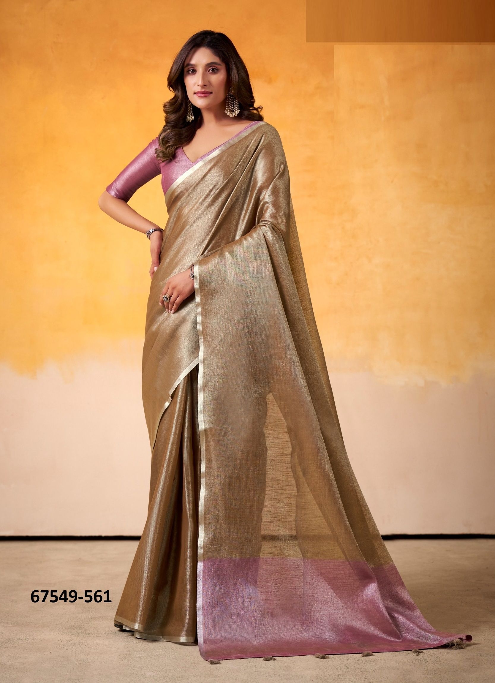 TAMARIND - Catalog # 67549 (Set of 6 Sarees)