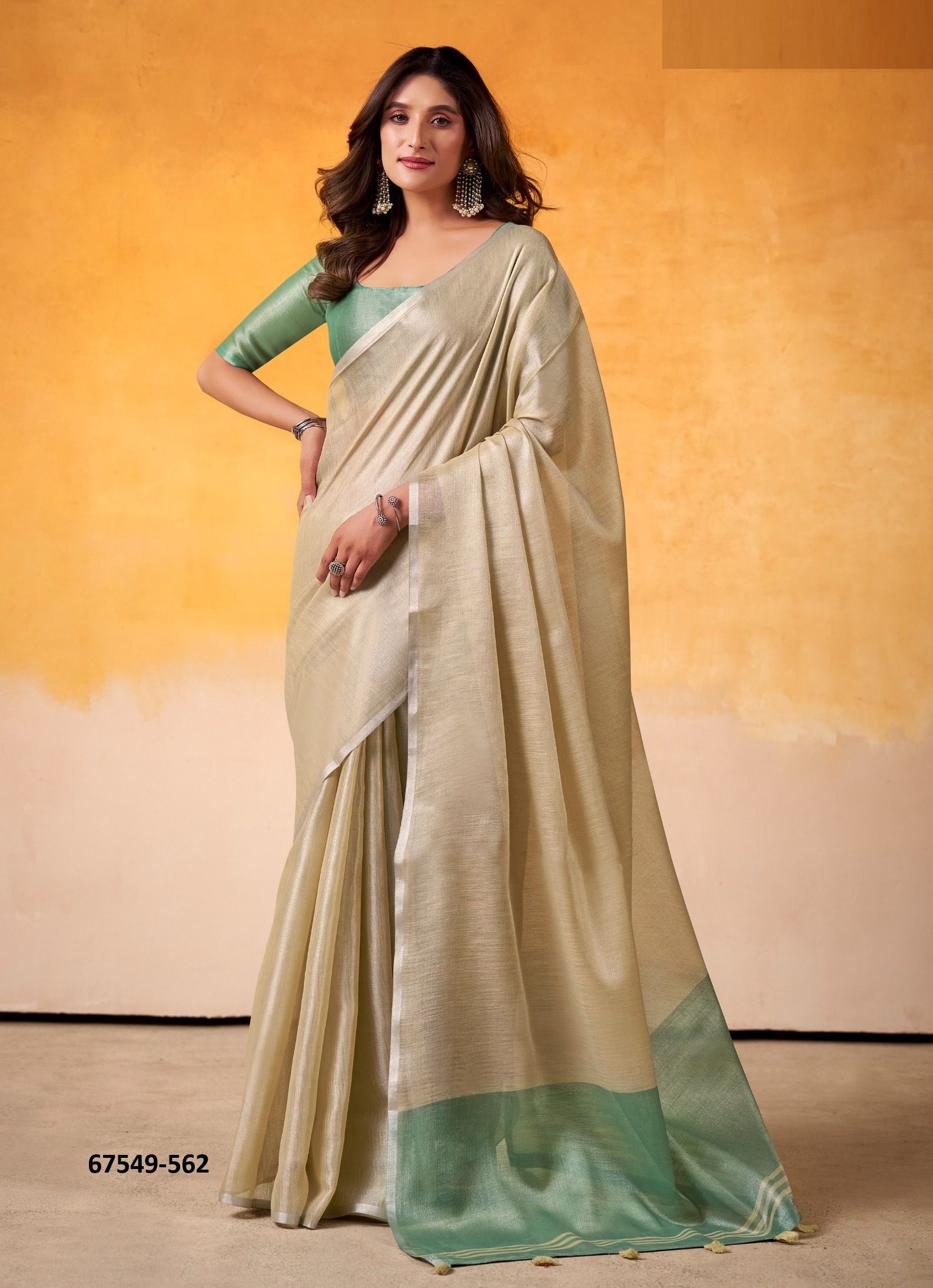 TAMARIND - Catalog # 67549 (Set of 6 Sarees)