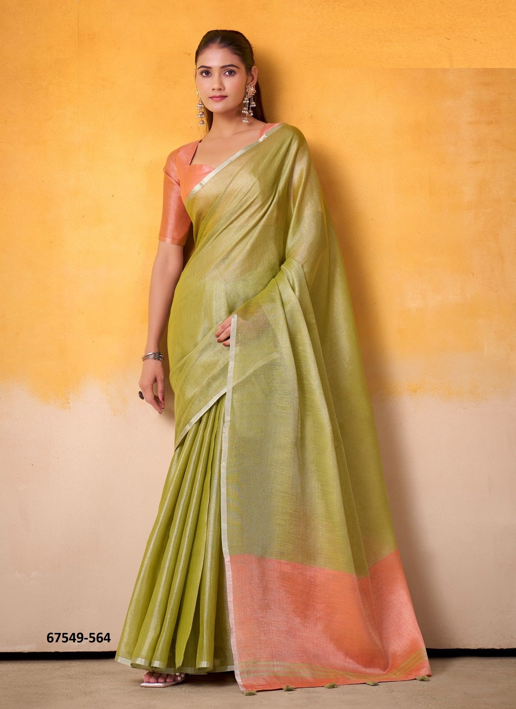 TAMARIND - Catalog # 67549 (Set of 6 Sarees)