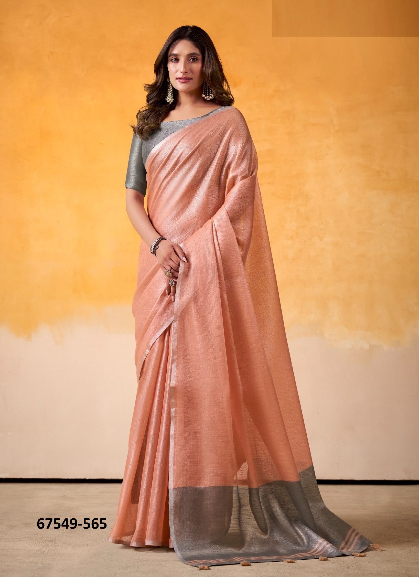 TAMARIND - Catalog # 67549 (Set of 6 Sarees)