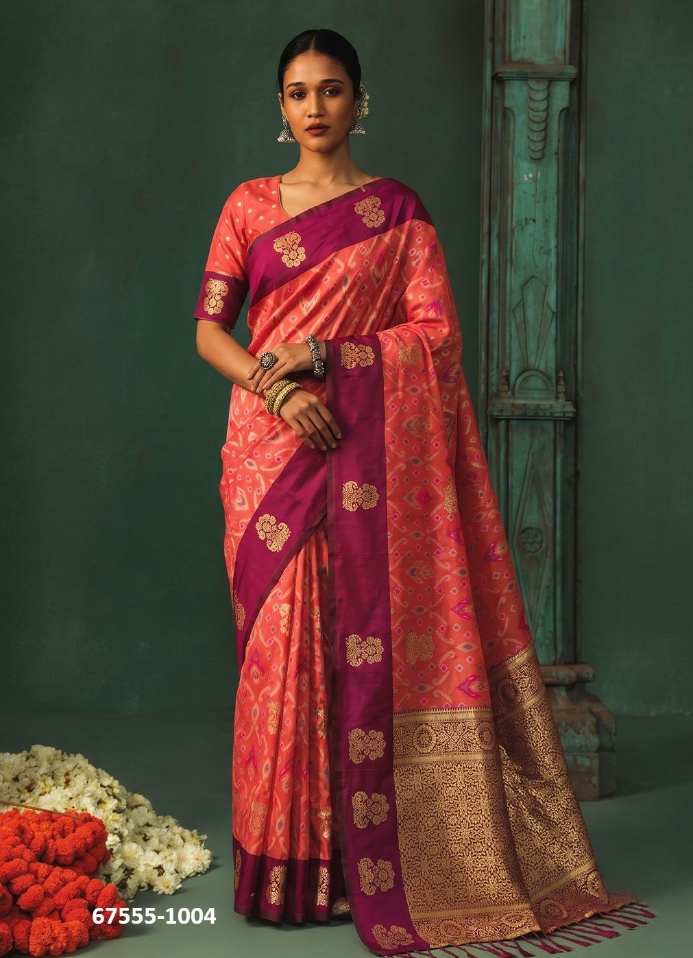 KANYA KUMARI - Catalog # 67555 (Set of 6 Sarees) KANYA KUMARI - Catalog # 67555 (Set of 6 Sarees)