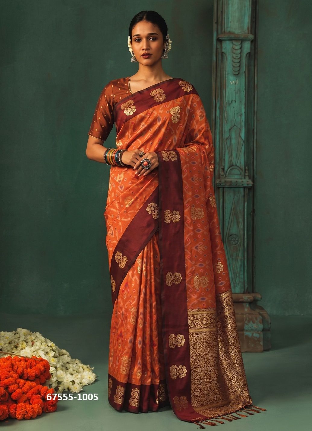 KANYA KUMARI - Catalog # 67555 (Set of 6 Sarees) KANYA KUMARI - Catalog # 67555 (Set of 6 Sarees)