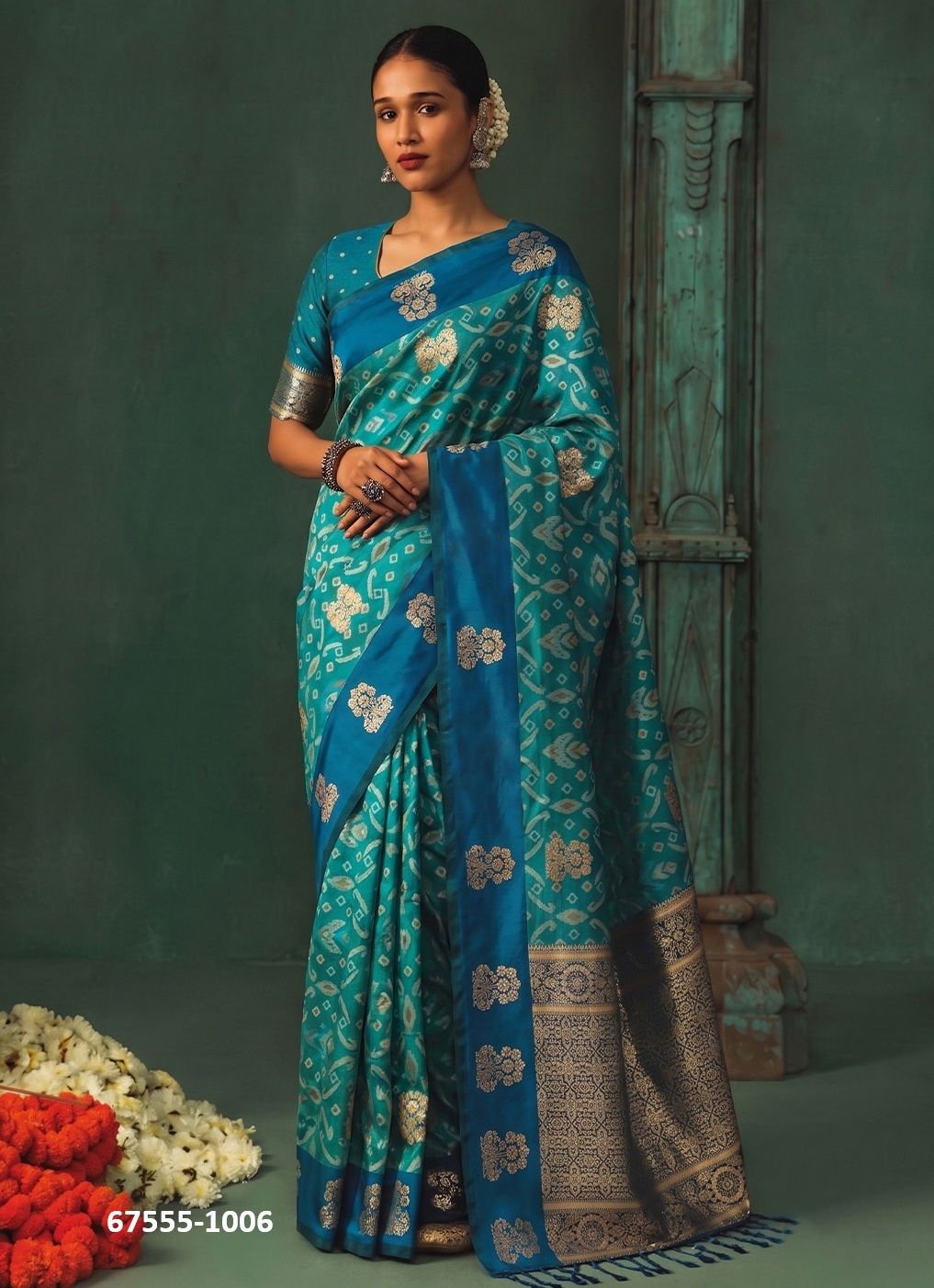 KANYA KUMARI - Catalog # 67555 (Set of 6 Sarees) KANYA KUMARI - Catalog # 67555 (Set of 6 Sarees)