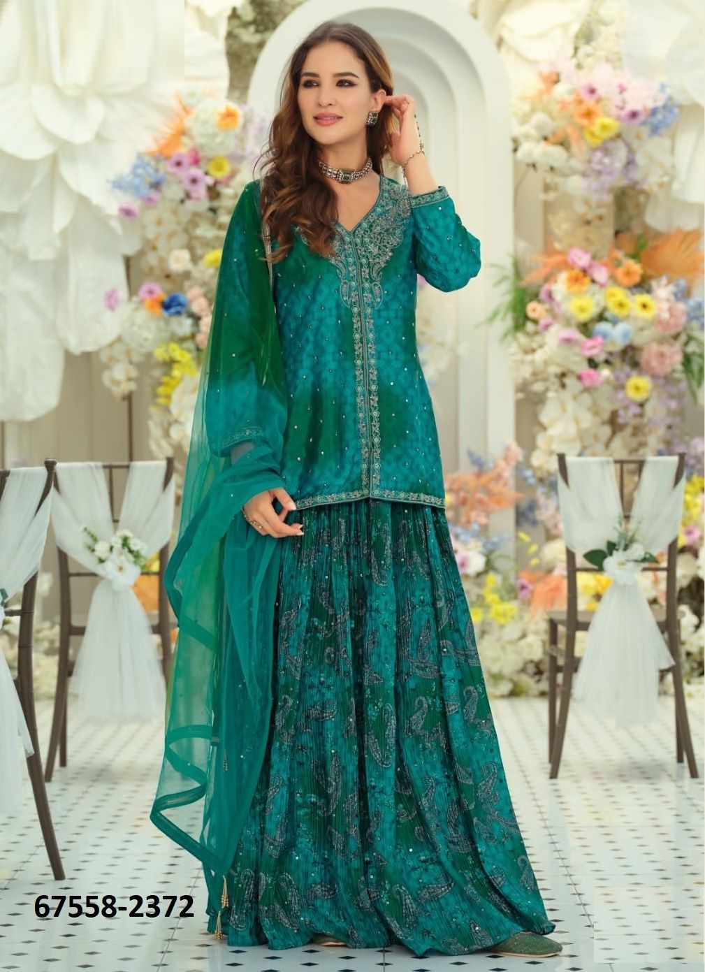 URBAN - Catalog # 67558 (Set of 3 Indo-Western Outfits)