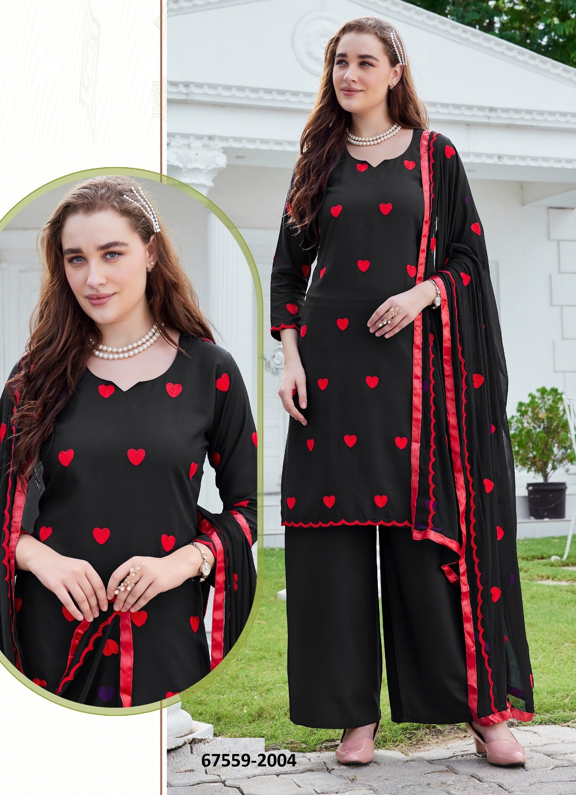 ZAINA - Catalog # 67559 (Set of 28 SIZE-SETS [Readymade Salwar Suits])