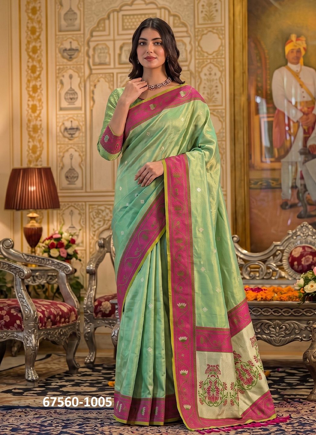 SHAFINA - Catalog # 67560 (Set of 6 Sarees) SHAFINA - Catalog # 67560 (Set of 6 Sarees)