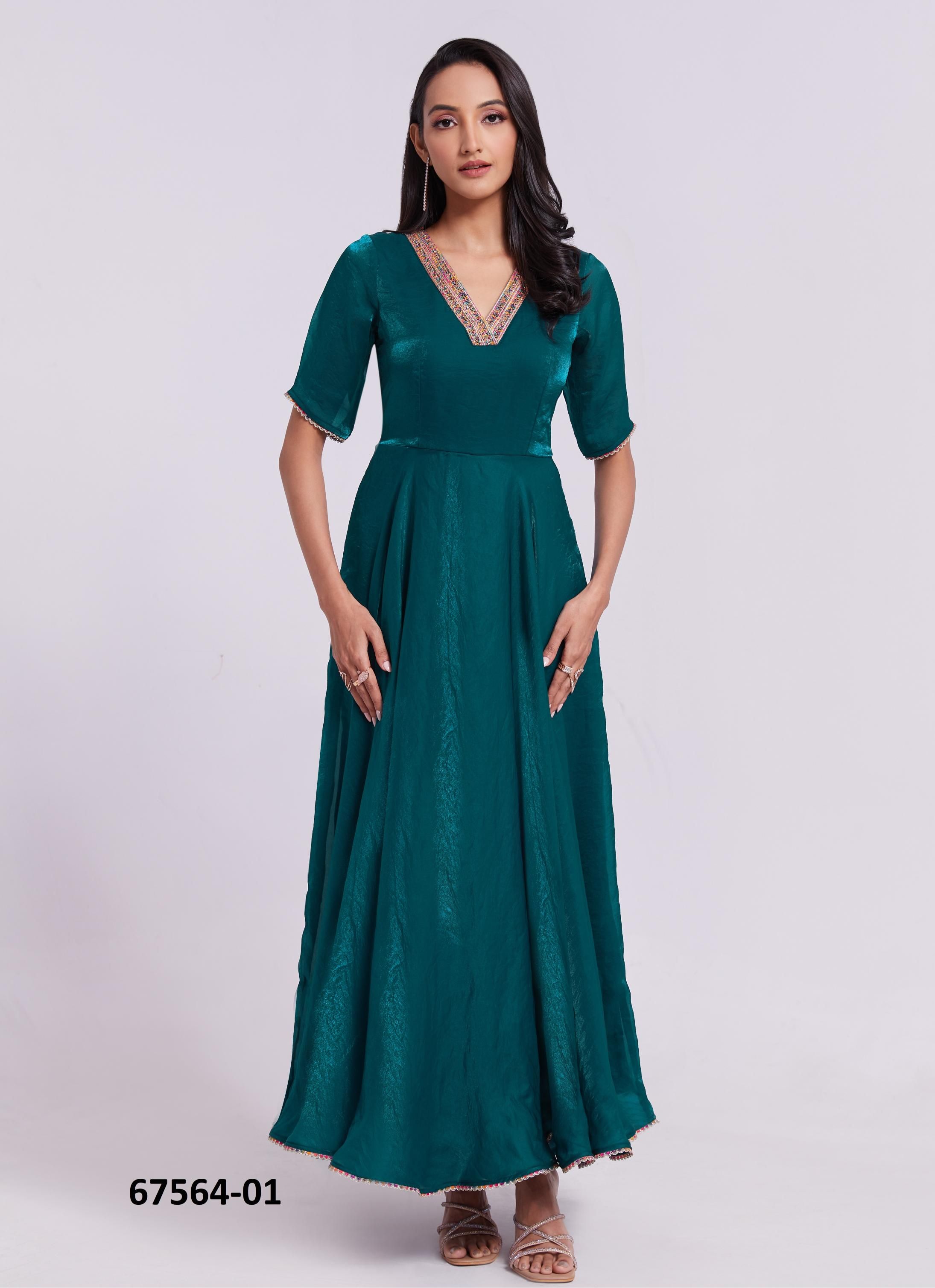 VELOCITY - Catalog # 67564 (Set of 7 Indo-Western Outfits) VELOCITY - Catalog # 67564 (Set of 7 Indo-Western Outfits)