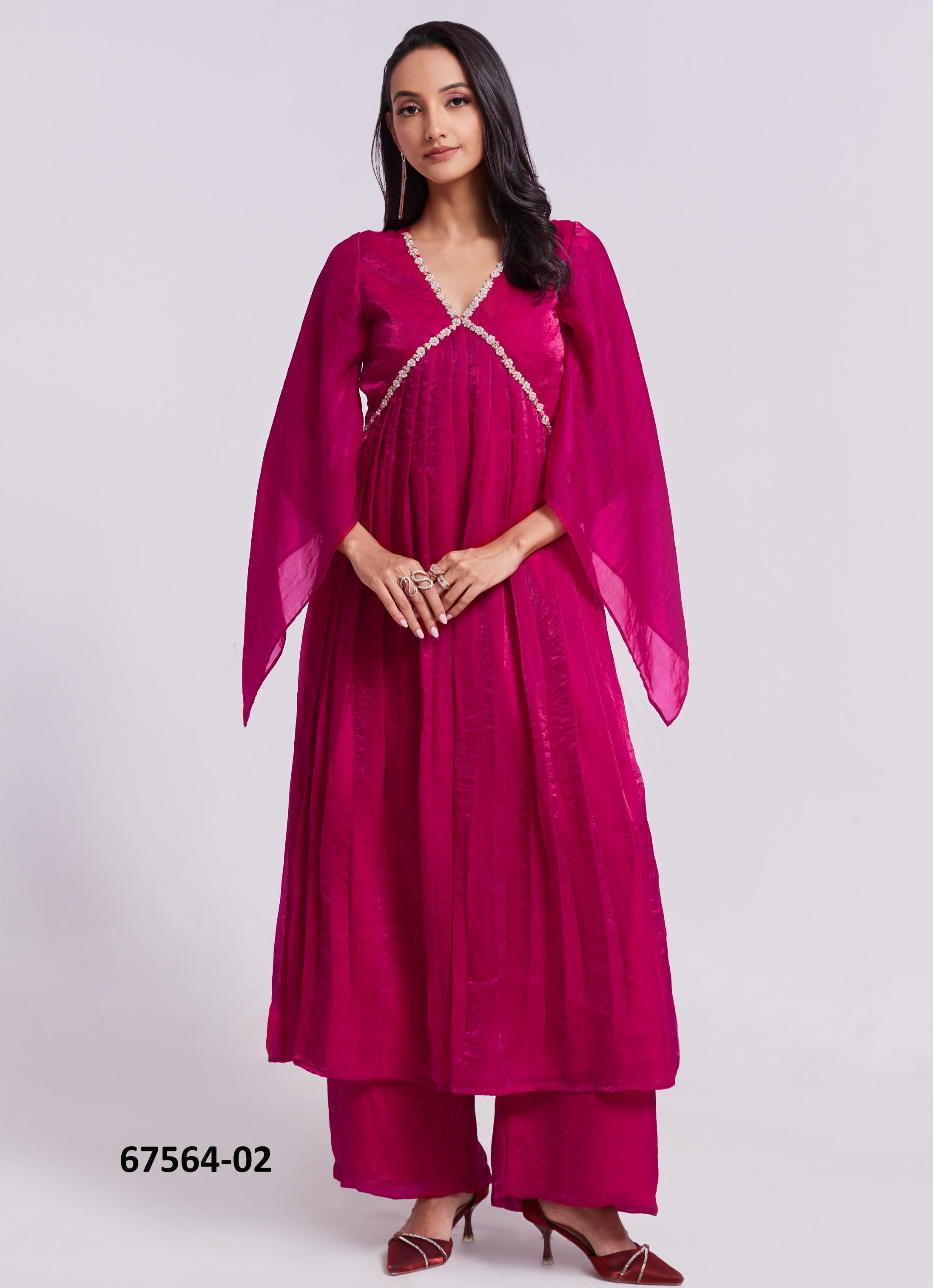 VELOCITY - Catalog # 67564 (Set of 7 Indo-Western Outfits) VELOCITY - Catalog # 67564 (Set of 7 Indo-Western Outfits)