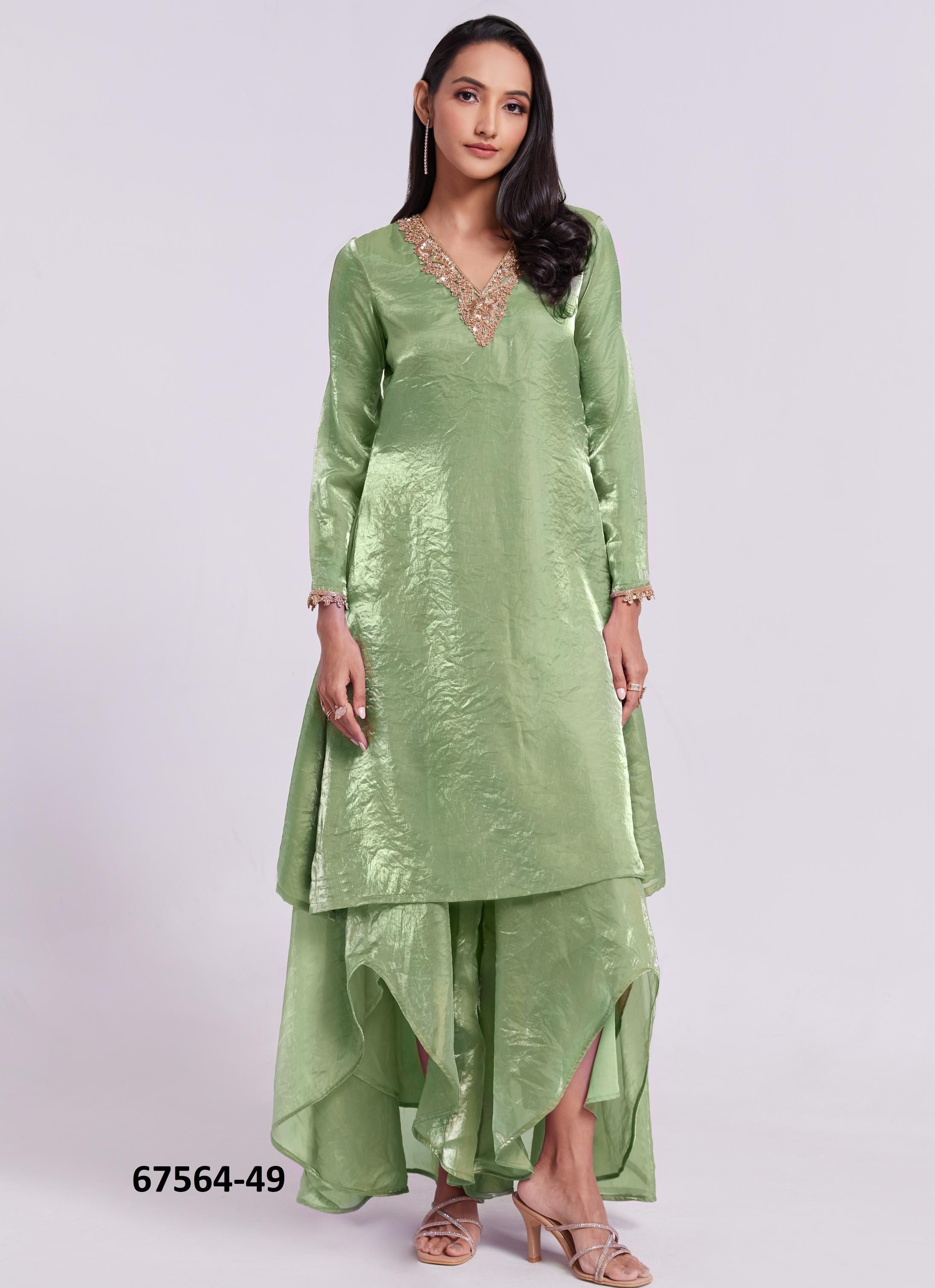 VELOCITY - Catalog # 67564 (Set of 7 Indo-Western Outfits) VELOCITY - Catalog # 67564 (Set of 7 Indo-Western Outfits)