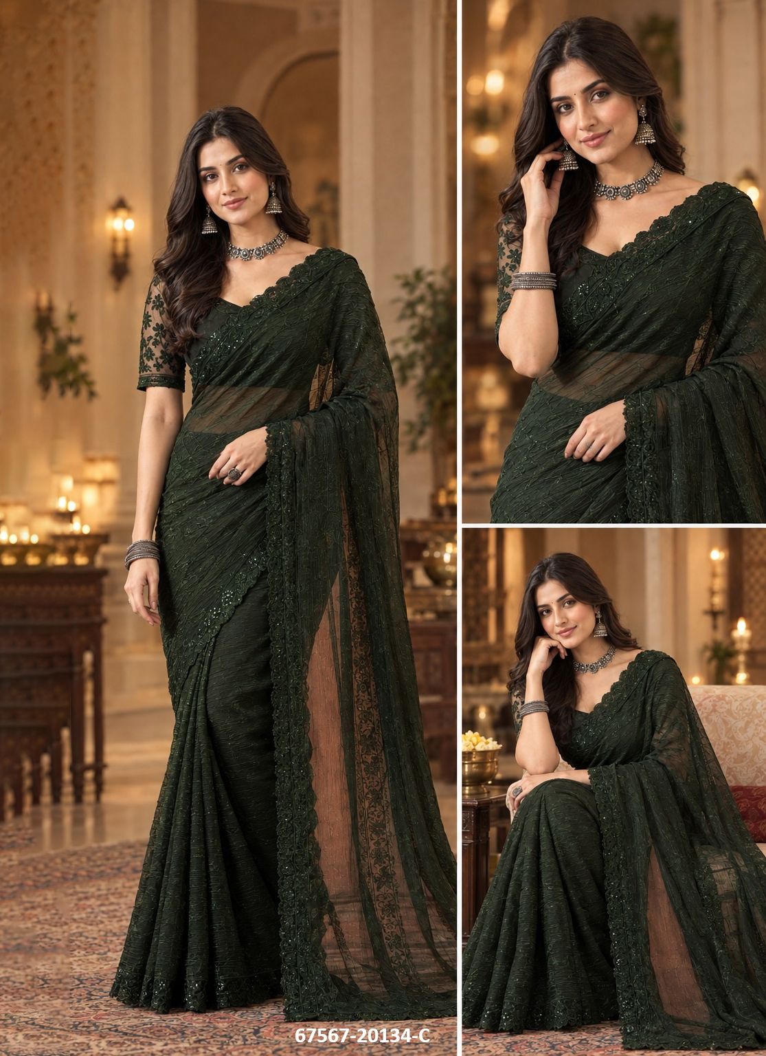 SUHASINI - Catalog # 67567 (Set of 4 Sarees) SUHASINI - Catalog # 67567 (Set of 4 Sarees)