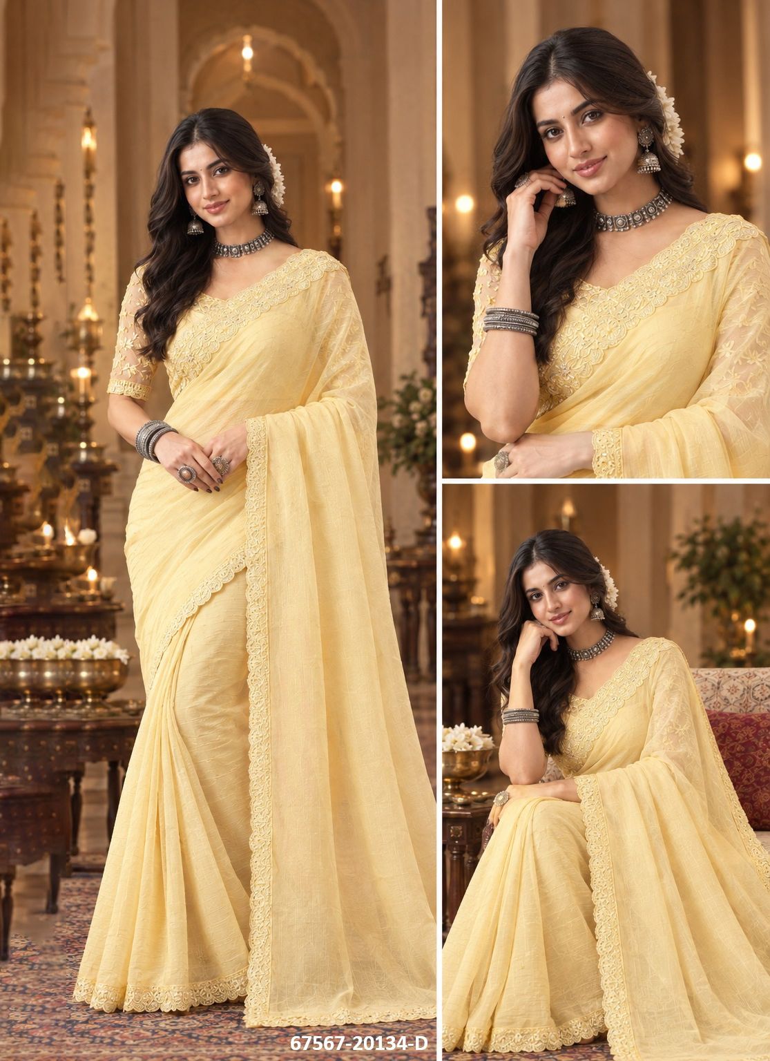SUHASINI - Catalog # 67567 (Set of 4 Sarees) SUHASINI - Catalog # 67567 (Set of 4 Sarees)